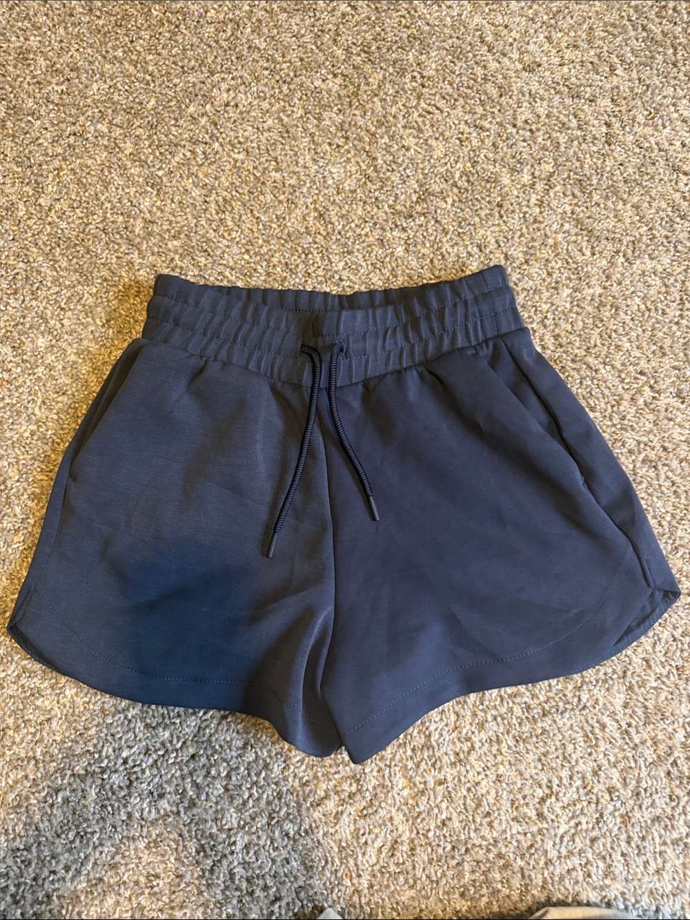 all in motion Navy Blue Elastic Waist Athletic Shorts